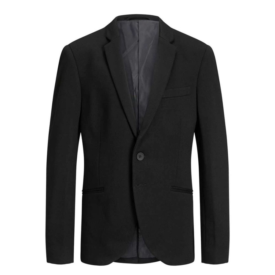 Jongens Jack & Jones Junior | Jack & Jones Jongens Blazer Jjephil Zwart