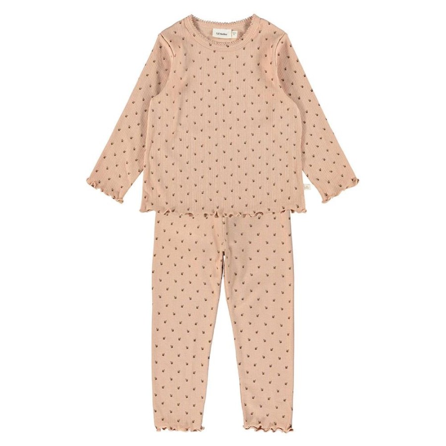 Meisjes Lil’Atelier | Lil'Atelier Meisjes Pyjama 13204448/Nmflola Bruin