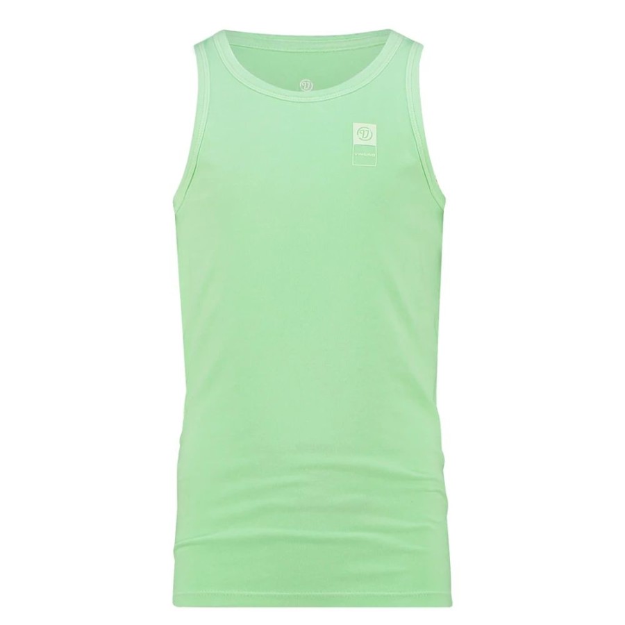 Kinderkleding Vingino | Vingino Jongens Tanktop Noeskbn36201 Neon Groen