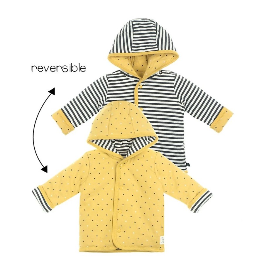 Baby Feetje | Feetje Reversible Vest 518.00244 Geel