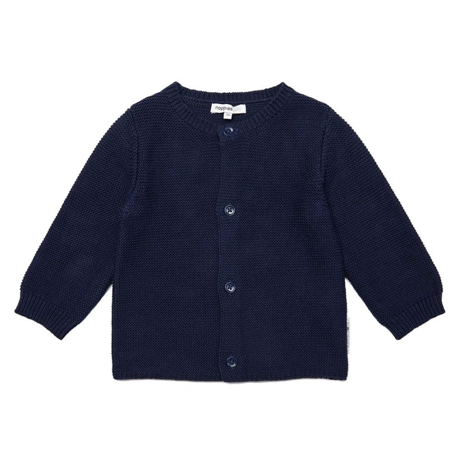 Baby Noppies | Noppies Jongens Basic Vestje Jos Blauw