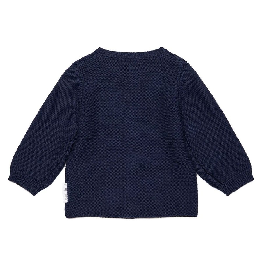 Baby Noppies | Noppies Jongens Basic Vestje Jos Blauw