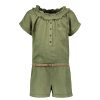 Meisjes Like Flo | Like Flo Meisjes Jumpsuit F103-5030 Groen