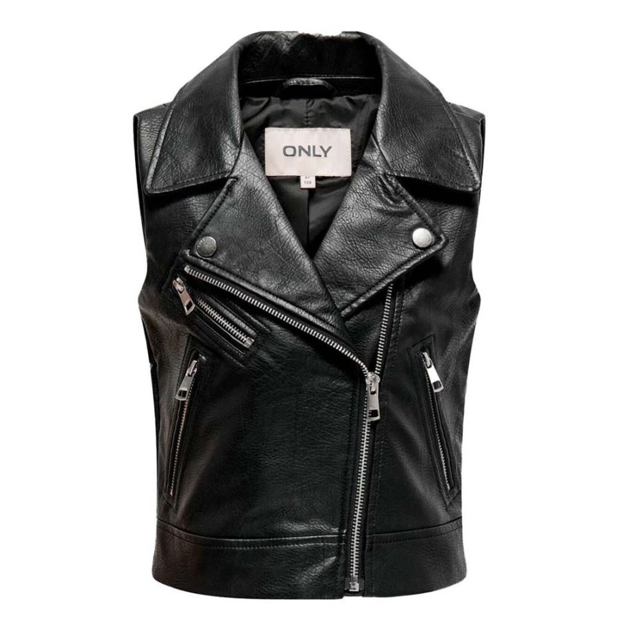 Meisjes KIDS ONLY | Only Meisjes Fake Leather Bikergilet