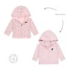 Baby Dirkje | Dirkje Meisjes Reversible Vest Wn210 Roze