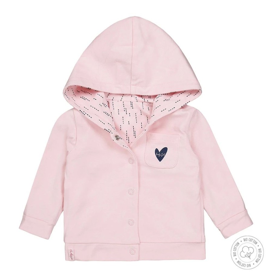 Baby Dirkje | Dirkje Meisjes Reversible Vest Wn210 Roze