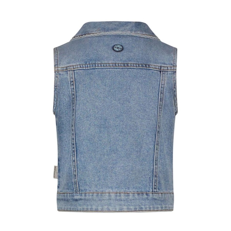 Meisjes B.NOSY | B.Nosy Meisjes Denim Gilet