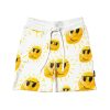 Jongens SNURK | Snurk Unisex Sweatshort Sunnyglasses Wit