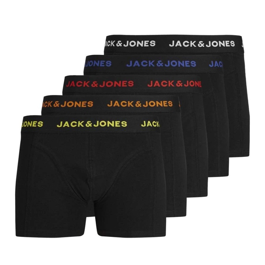 Jongens Jack & Jones Junior | Jack & Jones Jongens Boxers 5 Pack