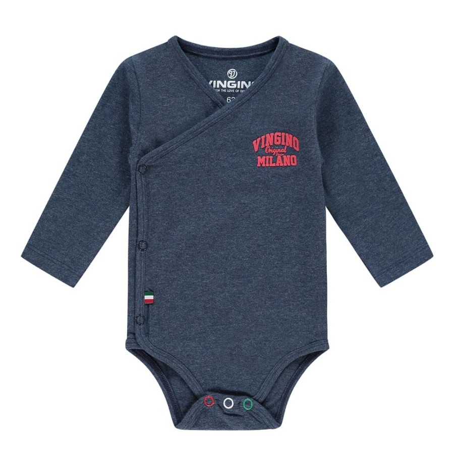 Baby Vingino | Vingino Jongens Romper Pellebaby Blauw