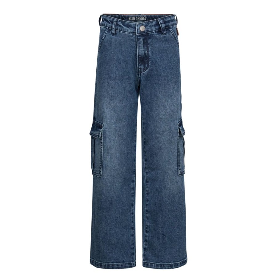 Meisjes Blue Rebel | Blue Rebel Meisjes Cargojeans