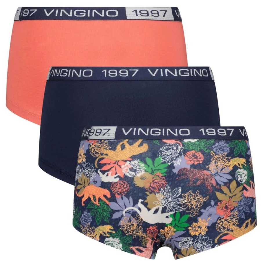 Meisjes Vingino | Vingino Meisjes Boxers 3 Pack