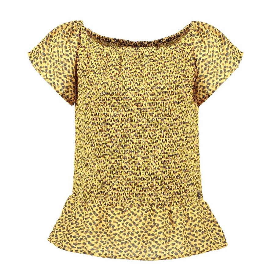 Meisjes Like Flo | Like Flo Meisjes Top F102-5114 Bruin