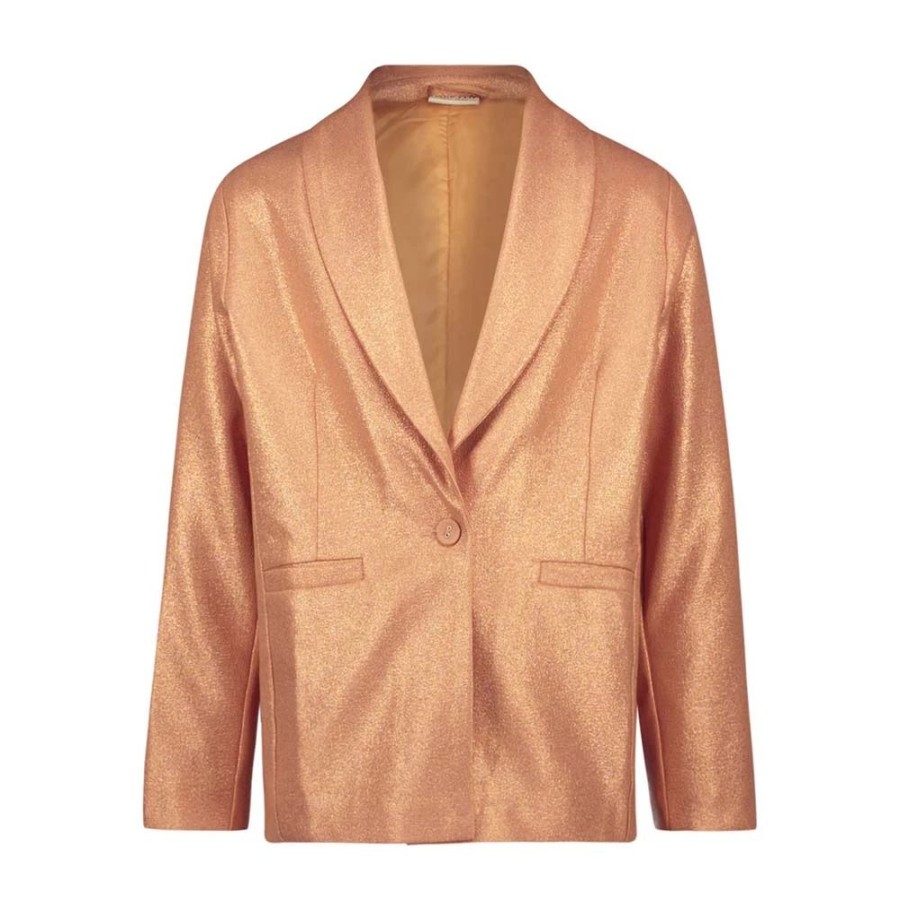 Meisjes Like Flo | Like Flo Meisjes Metallic Blazer