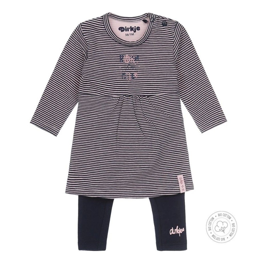 Baby Dirkje | Dirkje Meisjes 2-Delige Set Wn204 Blauw