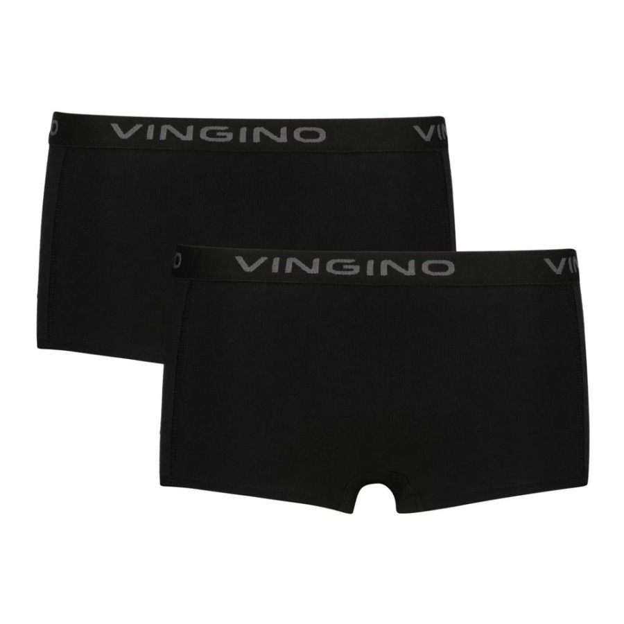 Meisjes Vingino | Vingino Organic Meisjes 2-Pack Boxers