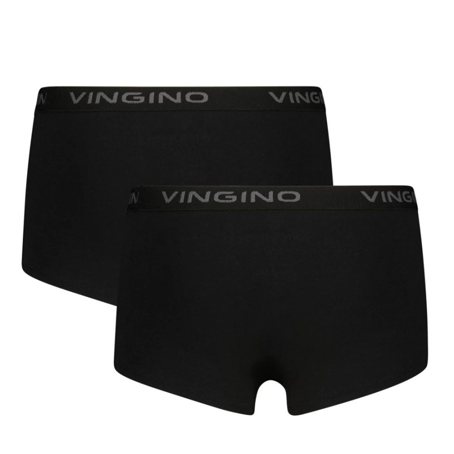 Meisjes Vingino | Vingino Organic Meisjes 2-Pack Boxers