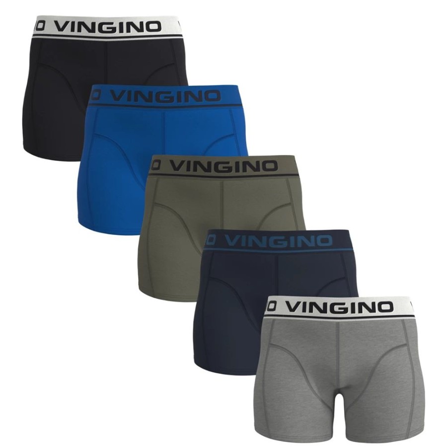 Jongens Vingino | Vingino Organic Jongens 5-Pack Boxers