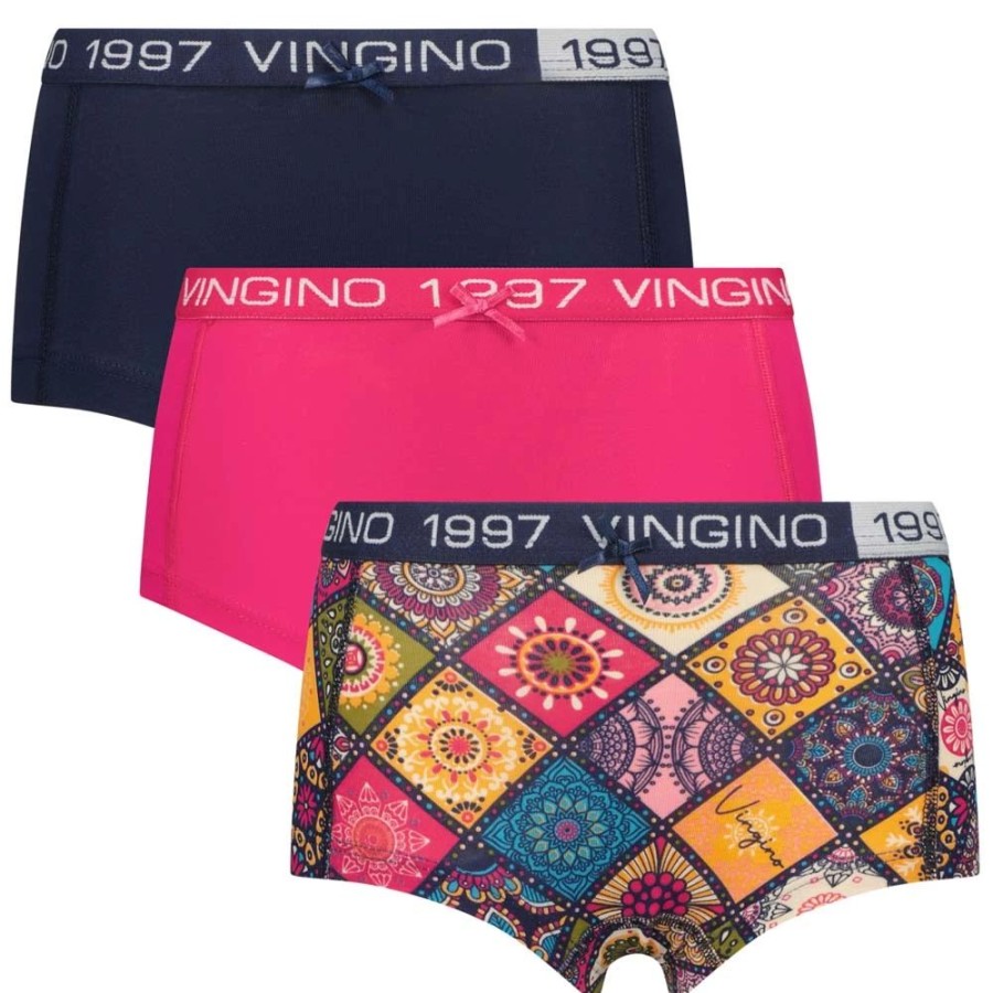 Meisjes Vingino | Vingino Meisjes Boxers 3 Pack