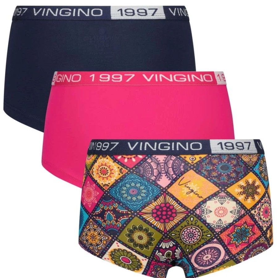 Meisjes Vingino | Vingino Meisjes Boxers 3 Pack