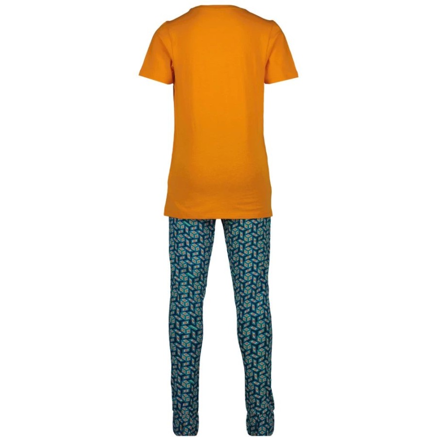 Jongens Vingino | Vingino Jongens Pyjama Wenbo Oranje