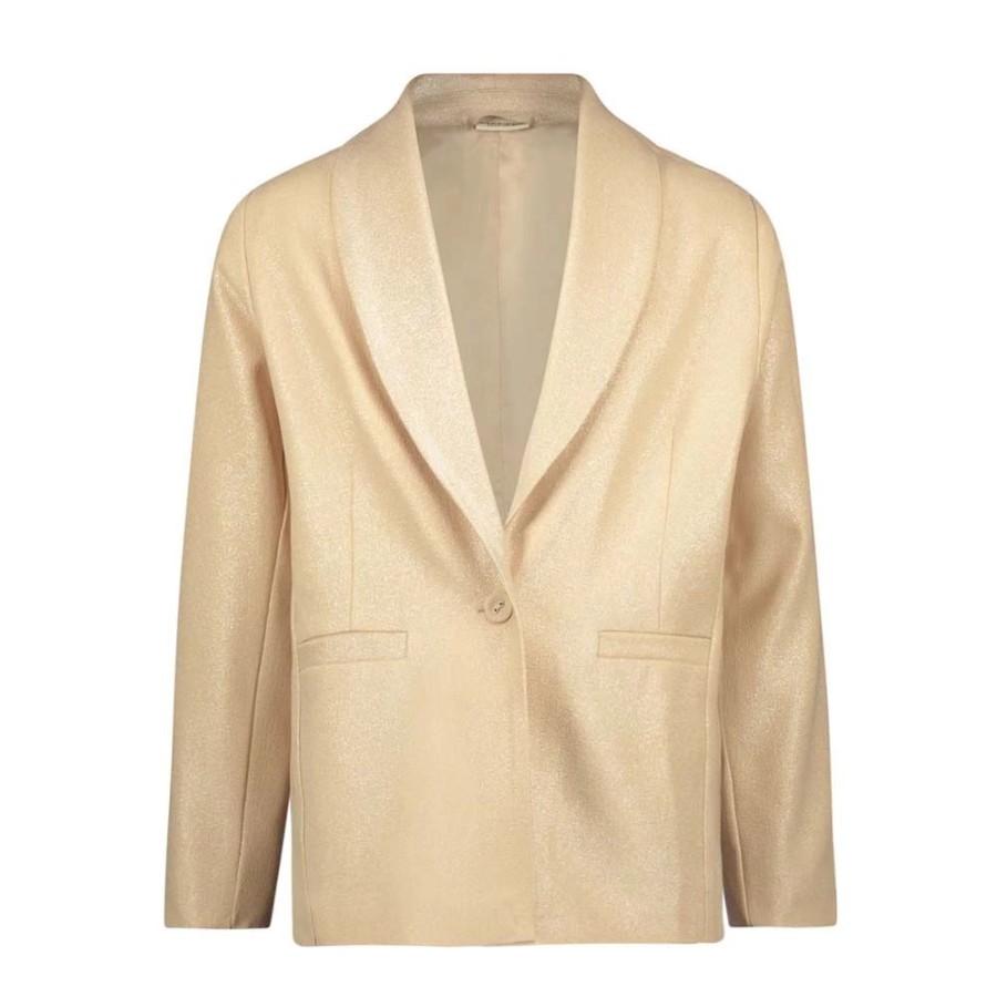 Meisjes Like Flo | Like Flo Meisjes Metallic Blazer