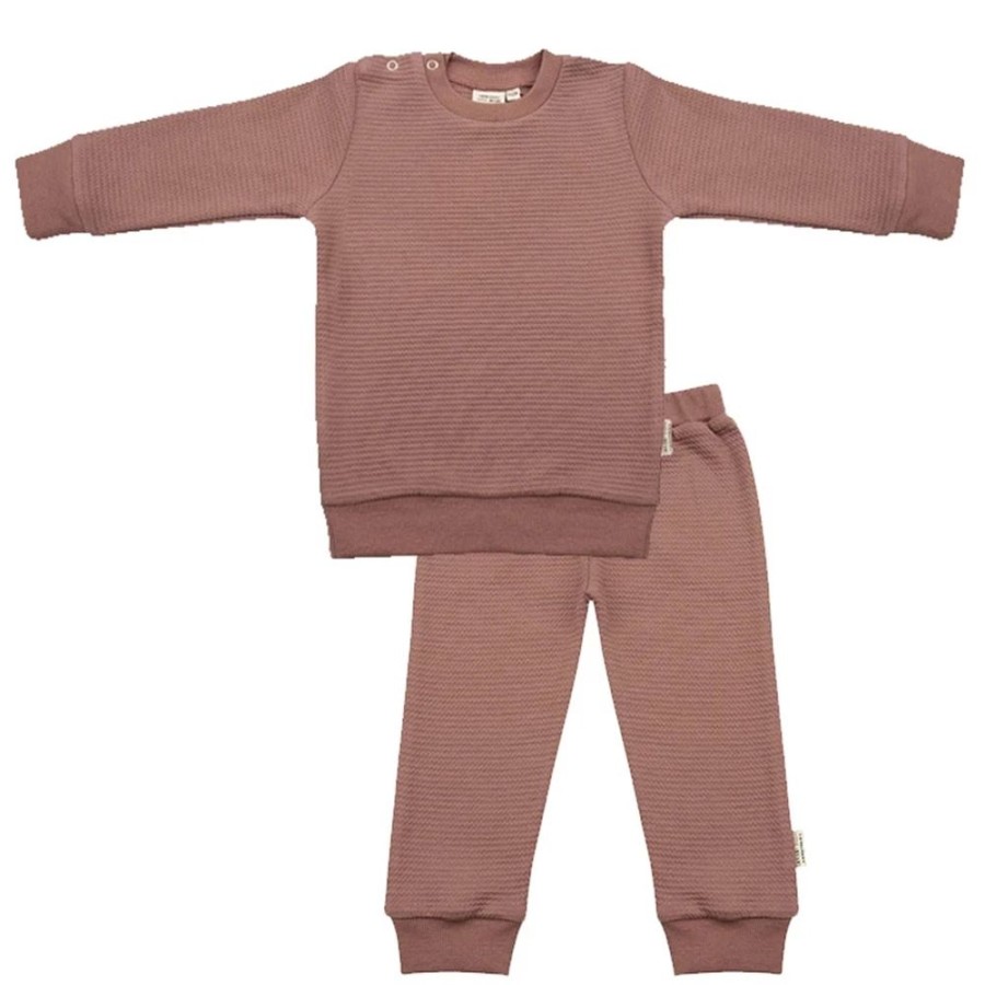 Jongens Little Indians | Little Indians Pyjama Pj05-Bw Oud Roze