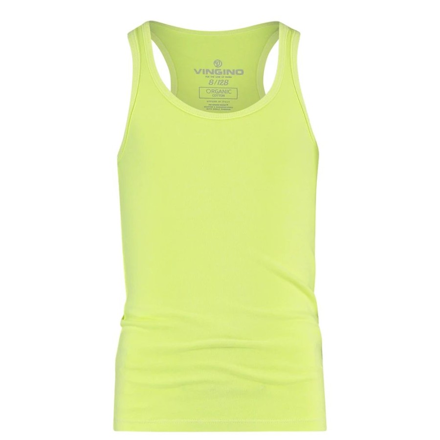 Meisjes Vingino | Vingino Meisjes Singlet Noeskgn36202/342 Geel