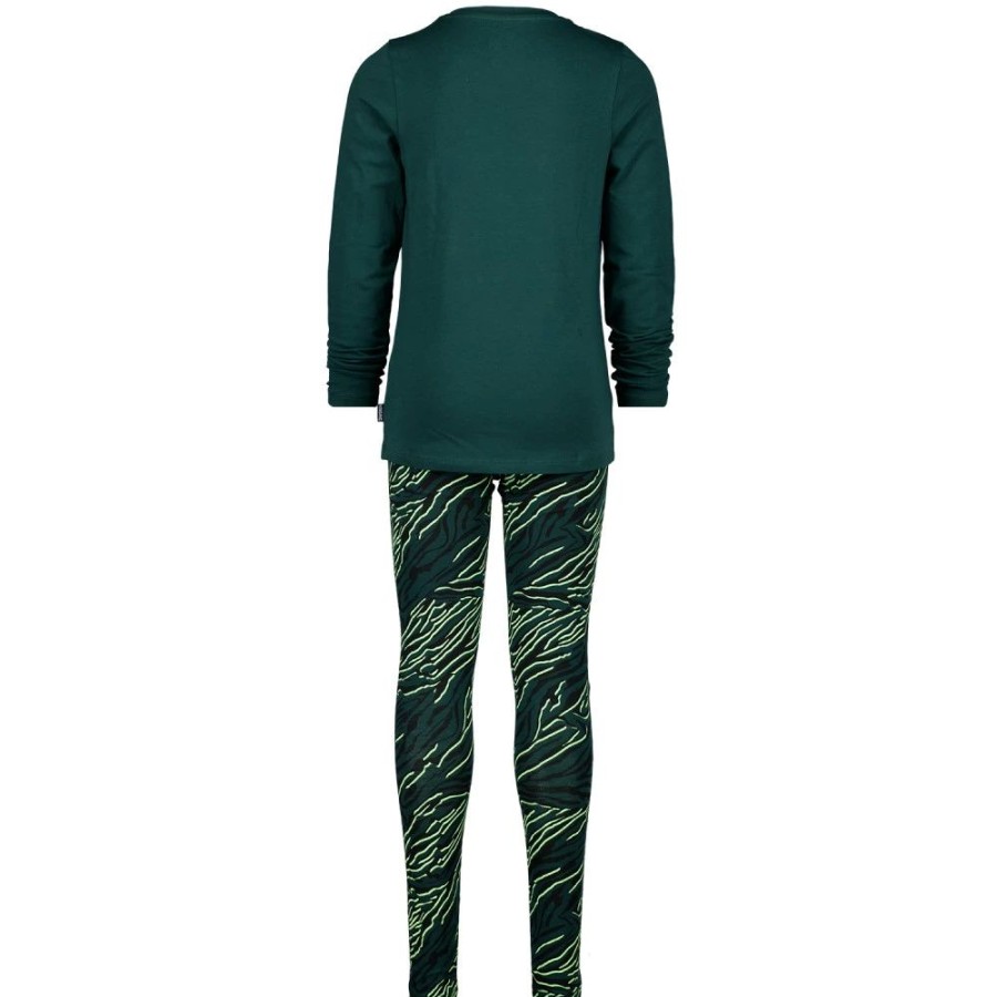 Meisjes Vingino | Vingino Meisjes Pyjama Wencke Groen