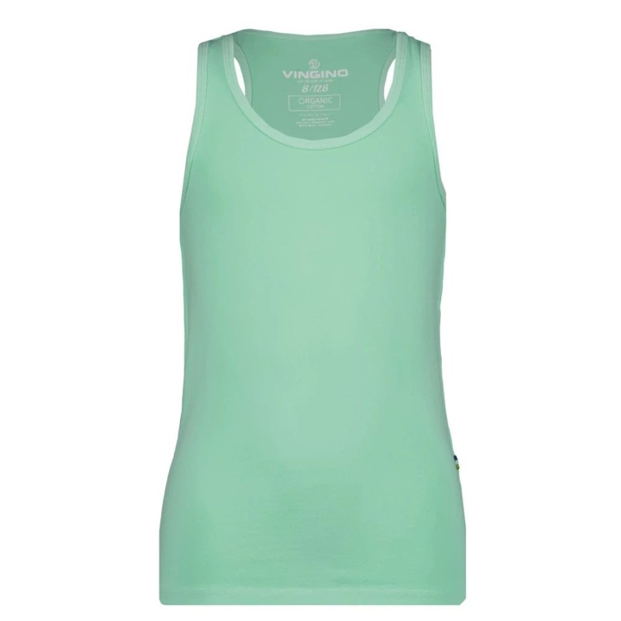 Meisjes Vingino | Vingino Meisjes Singlet Noeskgn36202/1121 Groen