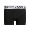 Jongens Jack & Jones Junior | Jack & Jones Junior Boxer Sensetrunks Zwart