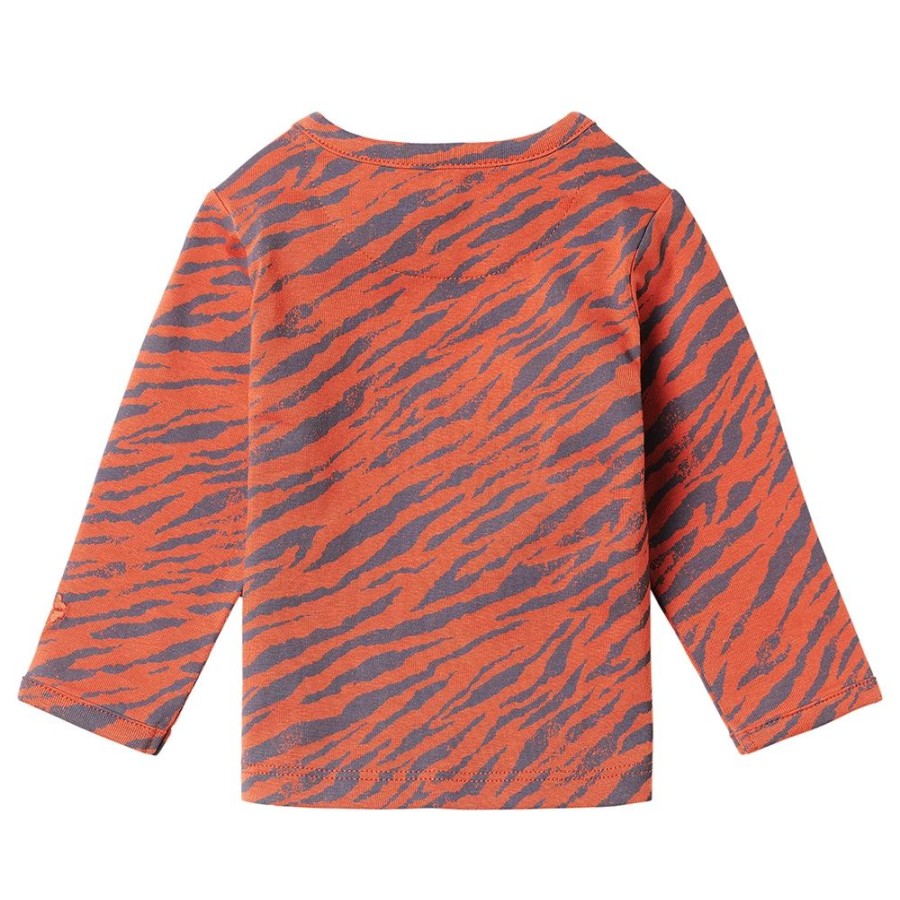 Baby Noppies | Noppies Meisjes Shirtje 204N0016 Oranje