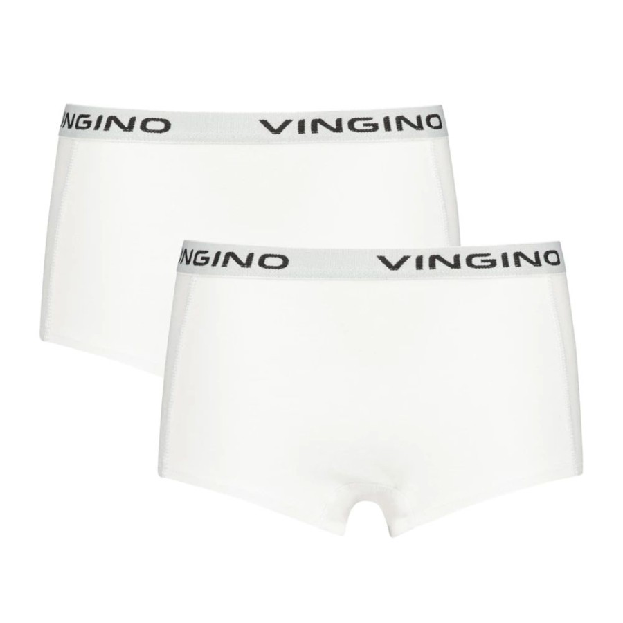 Meisjes Vingino | Vingino Organic Meisjes 2-Pack Boxers