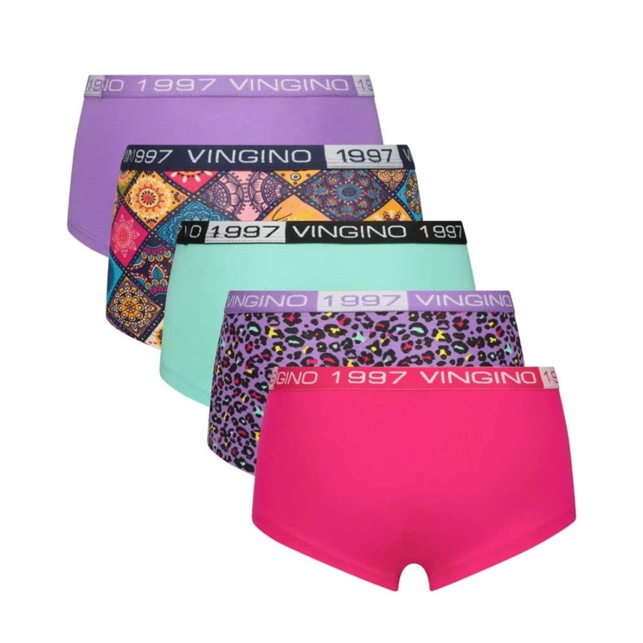 Meisjes Vingino | Vingino Meisjes Boxers 5 Pack