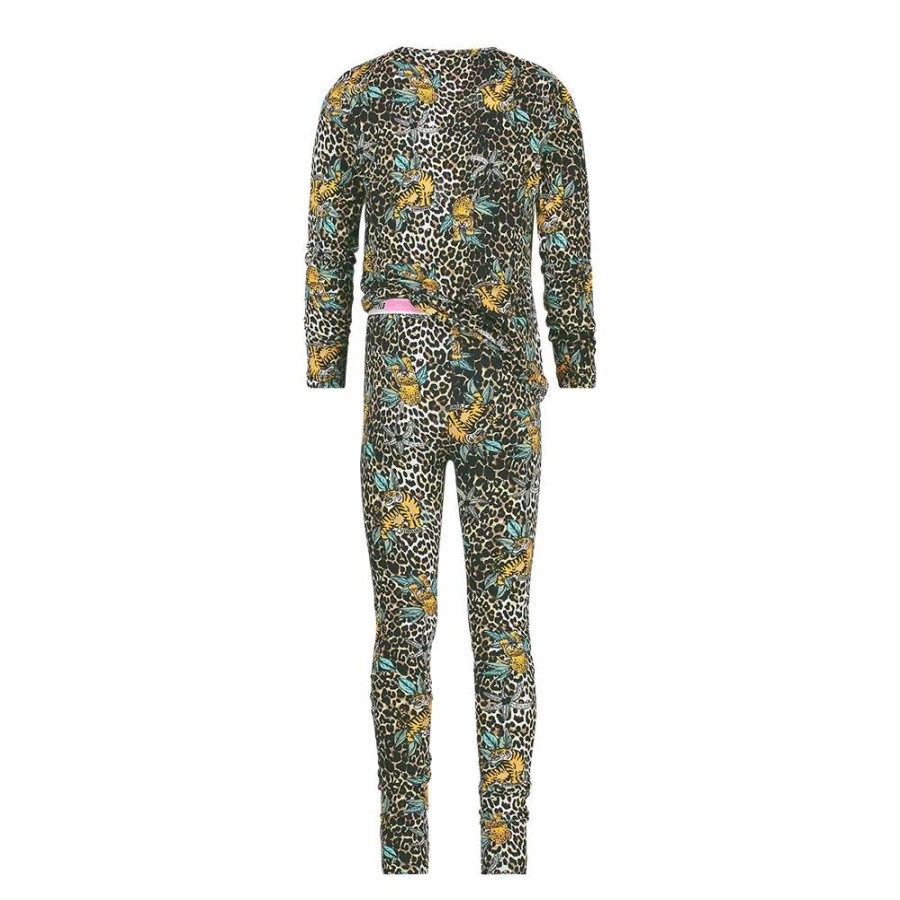 Meisjes Vingino | Vingino Meisjes Pyjama Wianna Bruin