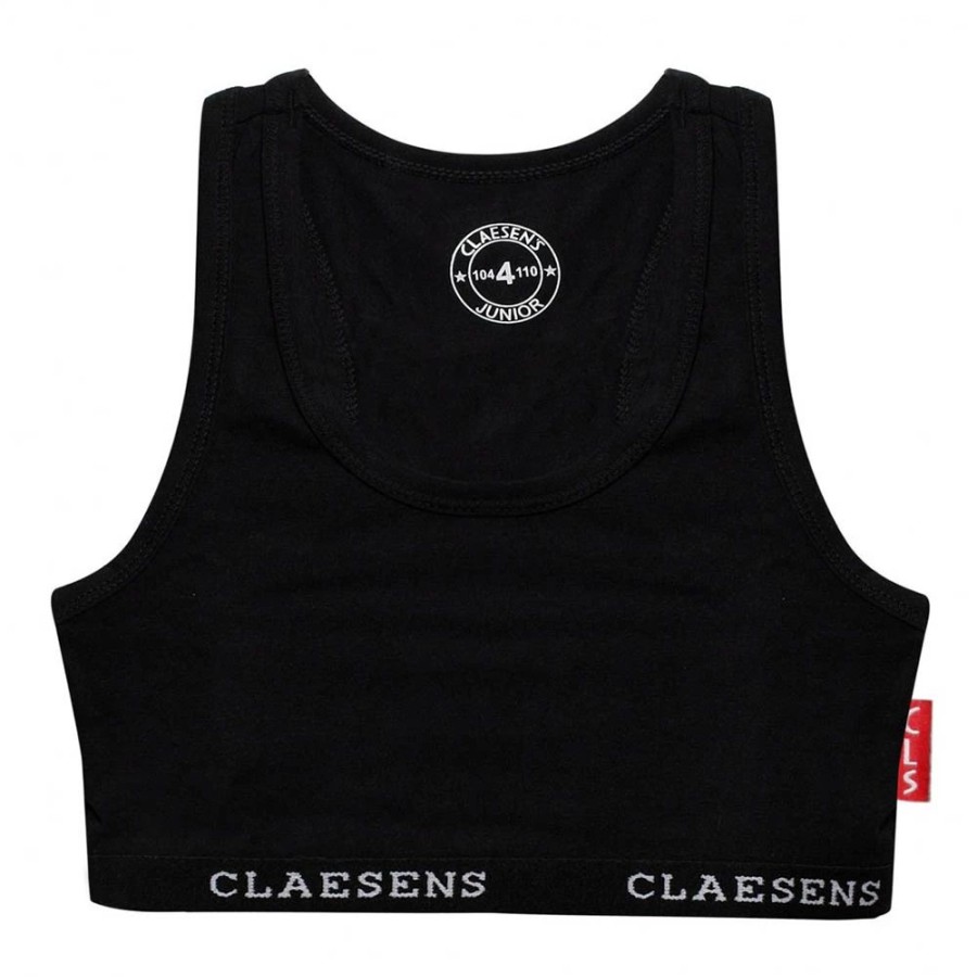 Meisjes Claesen's | Claesen'S Top Cl7511 Zwart