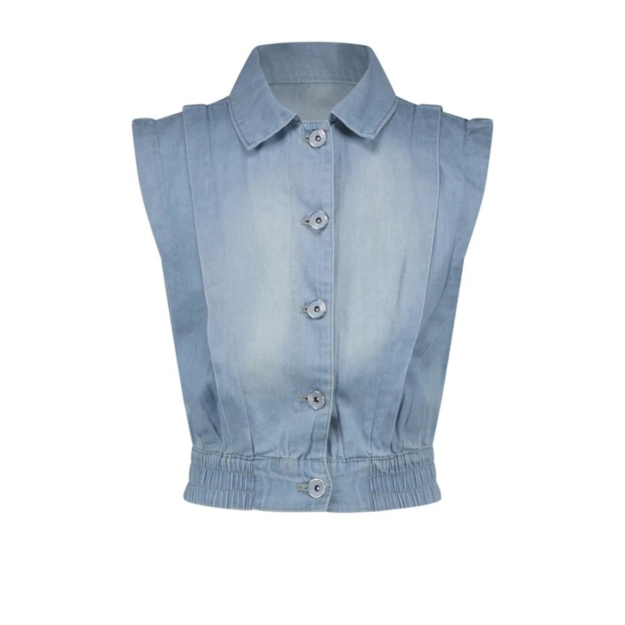 Meisjes NoNo | Nono Meisjes Denim Gilet