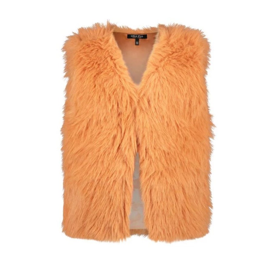 Meisjes Like Flo | Like Flo Meisjes Fur Bodywarmer