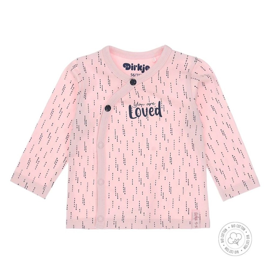 Baby Dirkje | Dirkje Meisjes Shirt Wn213 Roze