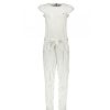 Meisjes Like Flo | Like Flo Meisjes Jumpsuit F111-5030 Wit