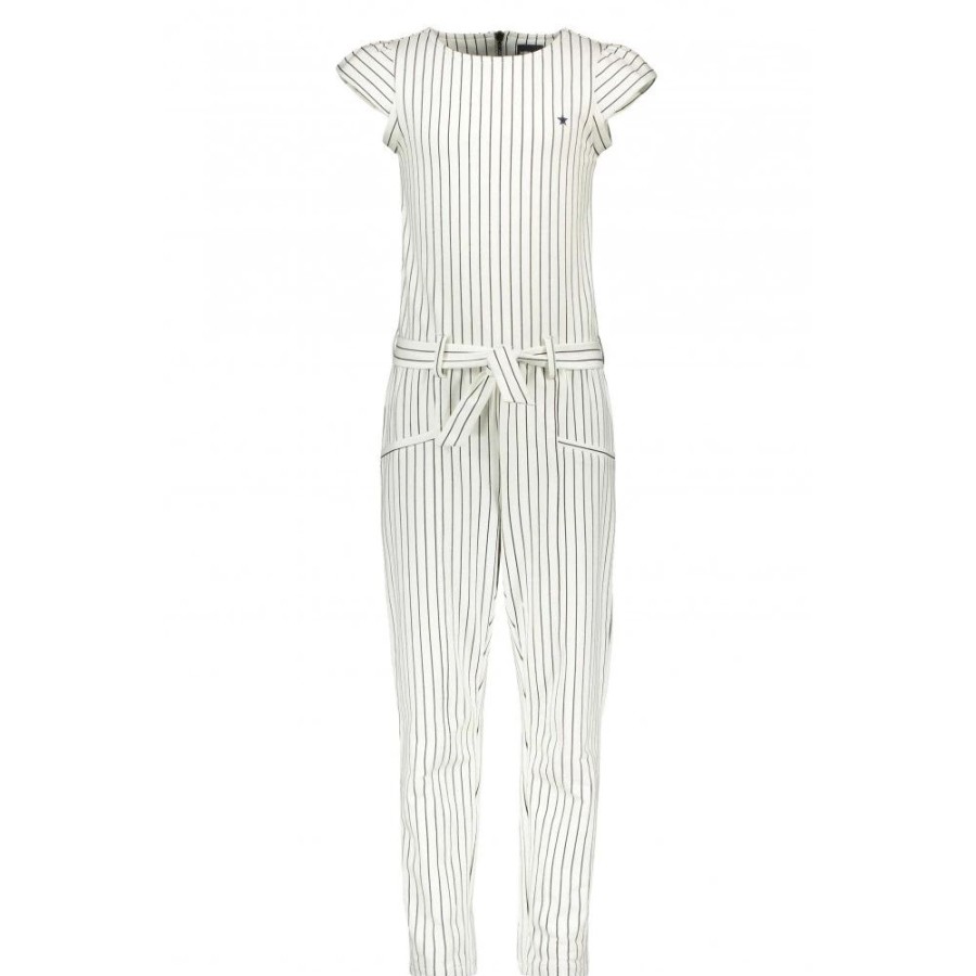 Meisjes Like Flo | Like Flo Meisjes Jumpsuit F111-5030 Wit