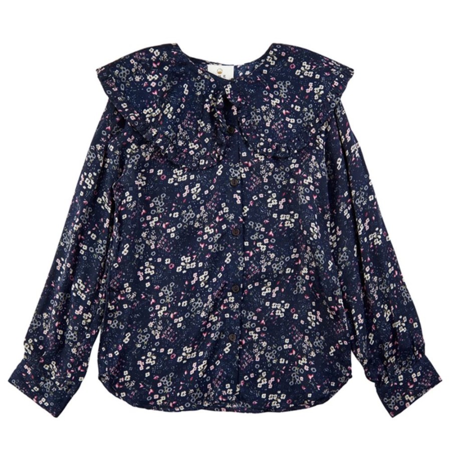 Meisjes The New | The New Meisjes Blouse Tn4451 Blauw