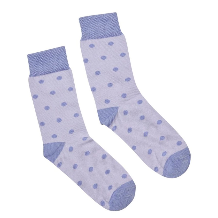 Meisjes Blossom | Blossom Meisjes Sokken Misty Lilac Dots Paars