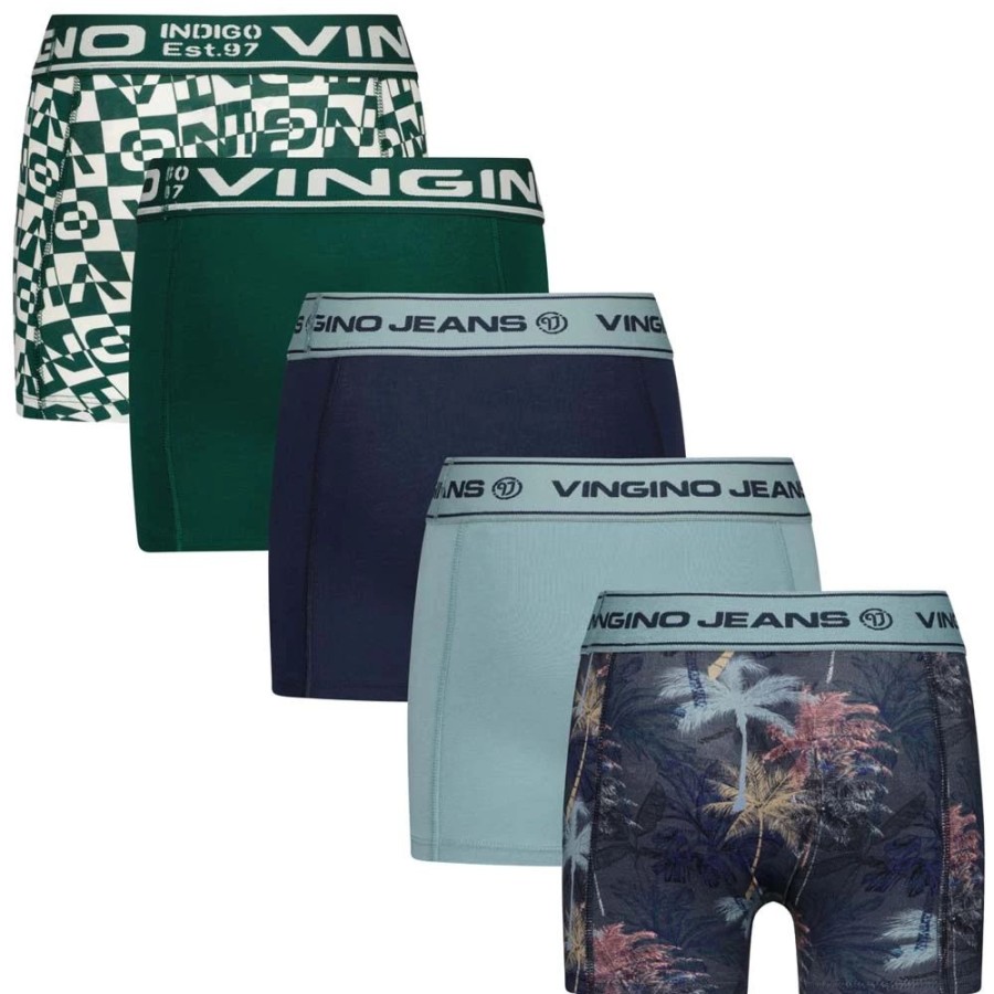 Jongens Vingino | Vingino Jongens Boxer 5 Pack