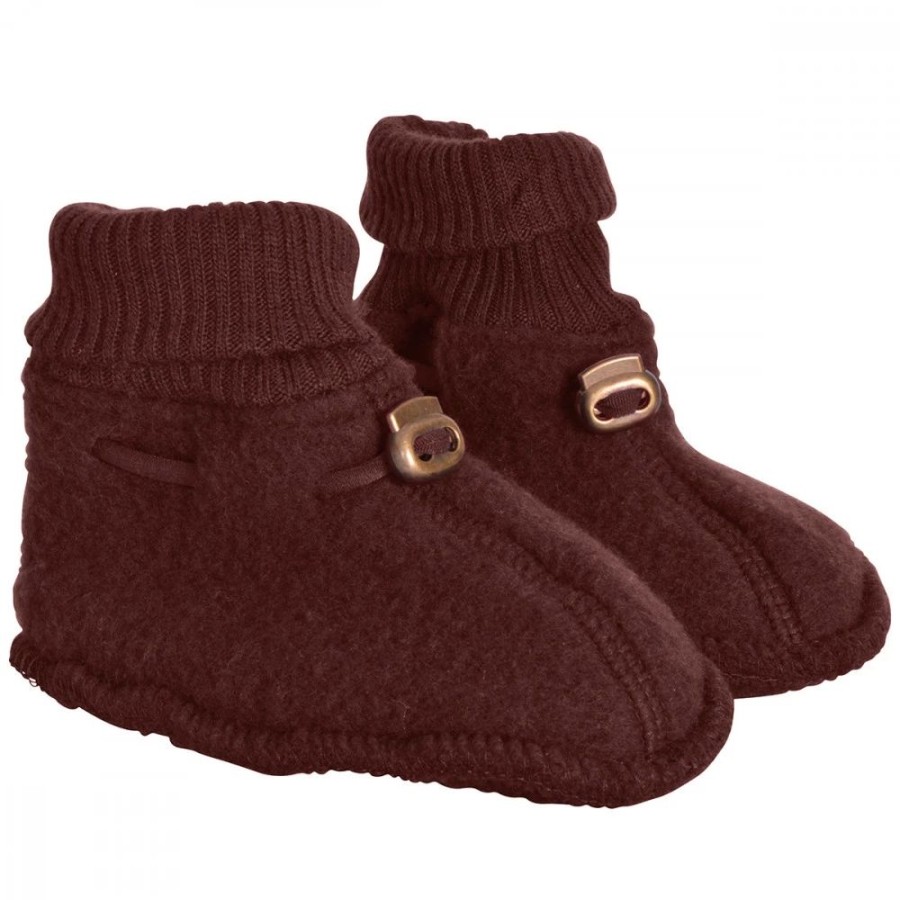 Baby Mikkline | Mikk-Line Unisex Babyslofjes 9815/Andorra Bruin