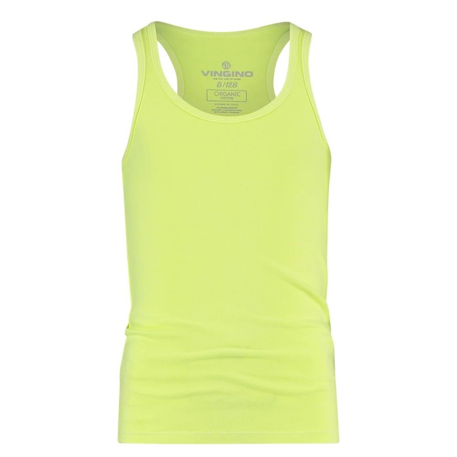 Meisjes Vingino | Vingino Meisjes Top Noeskgn36201 Neon Geel