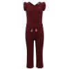 Meisjes Looxs | Looxs Meisjes Jumpsuit 2212-7064-600 Bruin