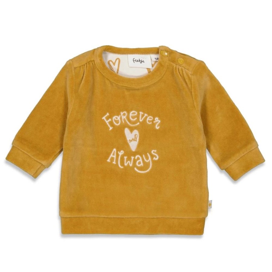 Baby Feetje | Feetje Meisjes Sweater 51601956 Okergeel