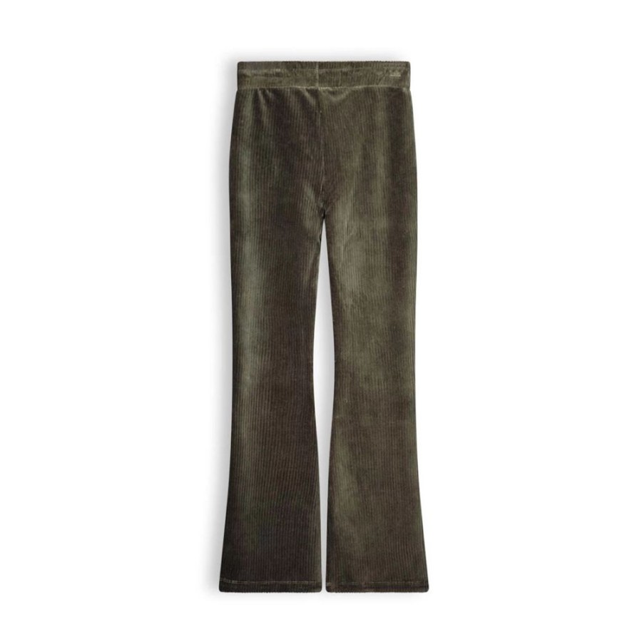 Meisjes NoBell | Nobell Meisjes Velvet Rib Flared Broek