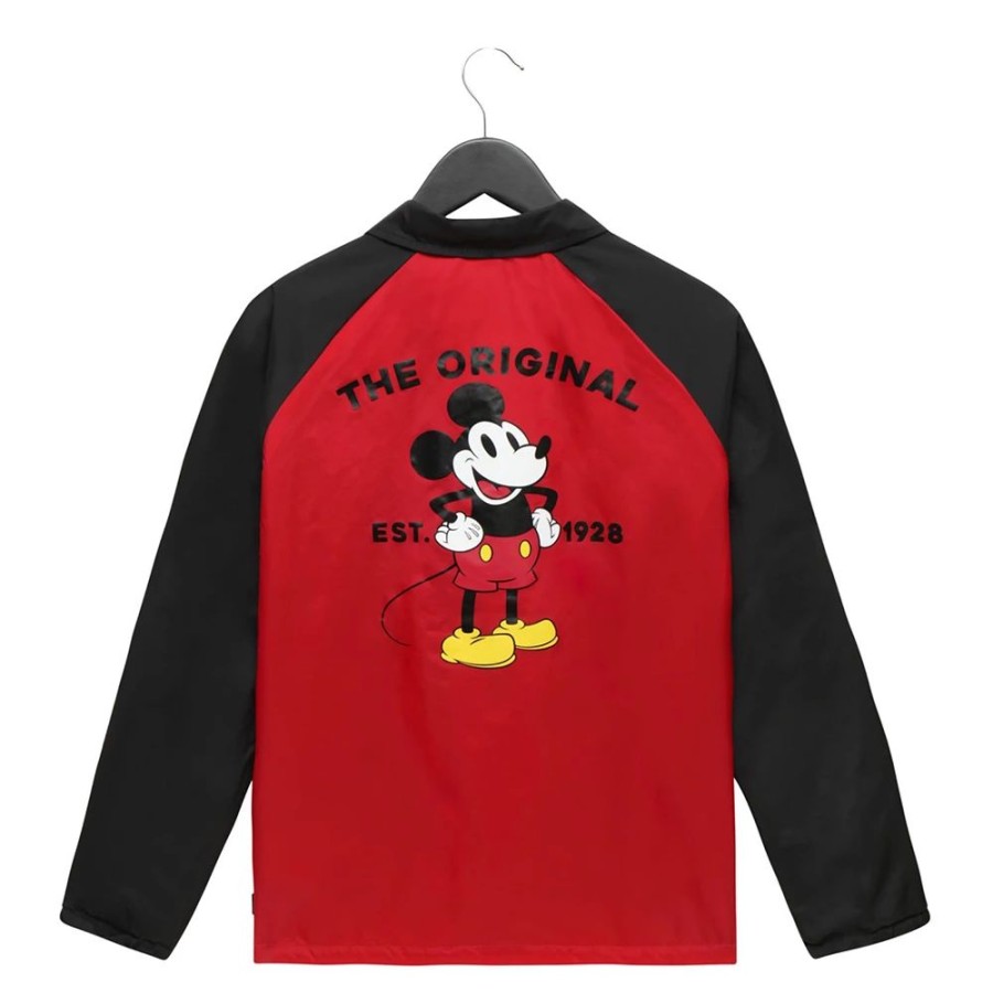 Jongens Vans | Vans X Kids Disney Jongens Jas Vn0002Rzxhf1 Rood